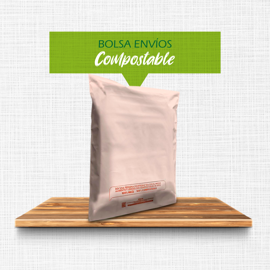 Paquete de bolsas compostables para envíos - Ekuox